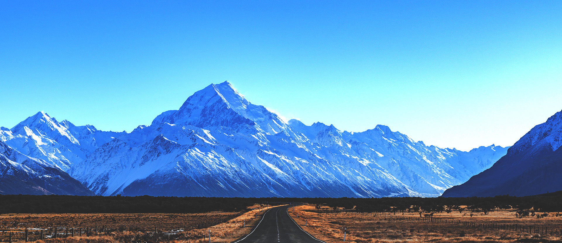 Mountains with road backdrop