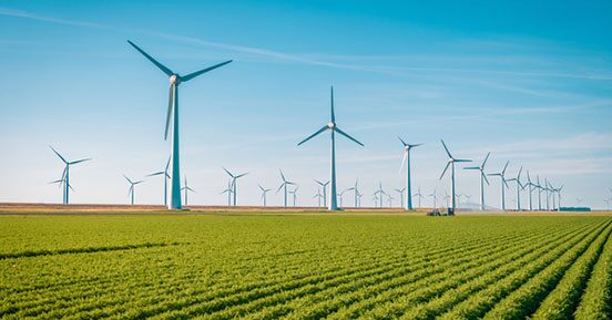 Sustainability Best Practice Checklist - wind turbines in a field