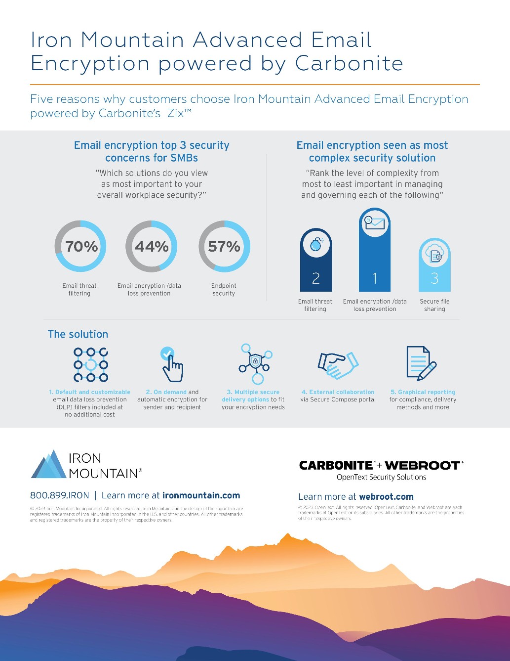 Why Choose Iron Mountain Advanced Email Encryption Powered By Carbonite's Zix™