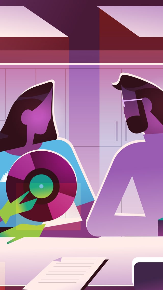 Coworkers archiving records