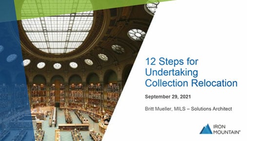 12 Steps for Undertaking Library Collection Relocation