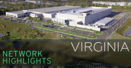 Data Center Network Highlights - Virginia