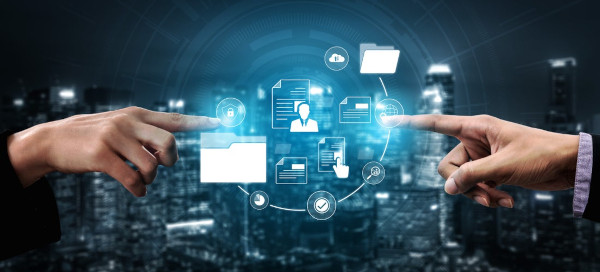 Digital data files hand