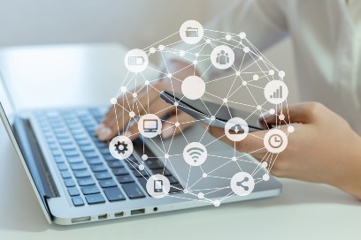 Person at the computer