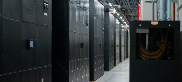 Server hall within data center
