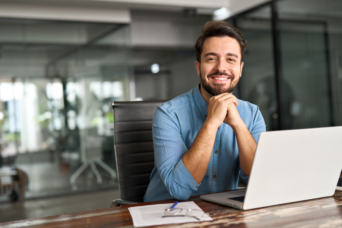 Man in the office