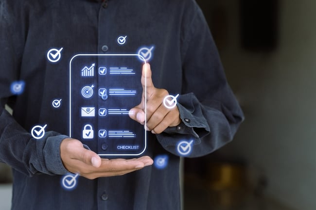 digital check mark documents