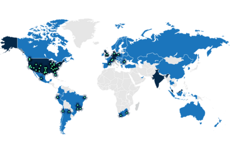 Edge data center map