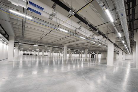 hyperscale data center hall