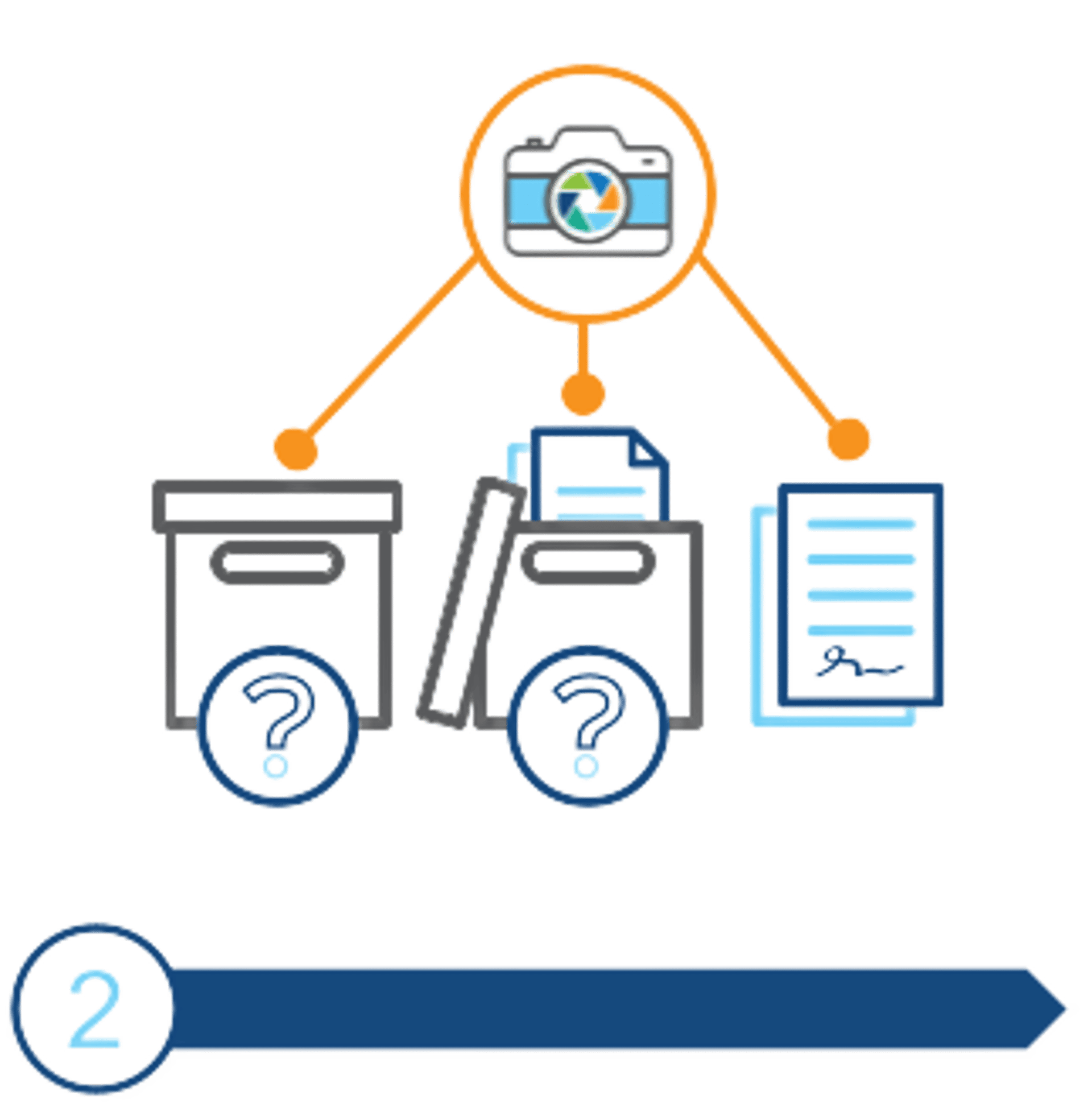 第二步拍摄档案存储纸箱
