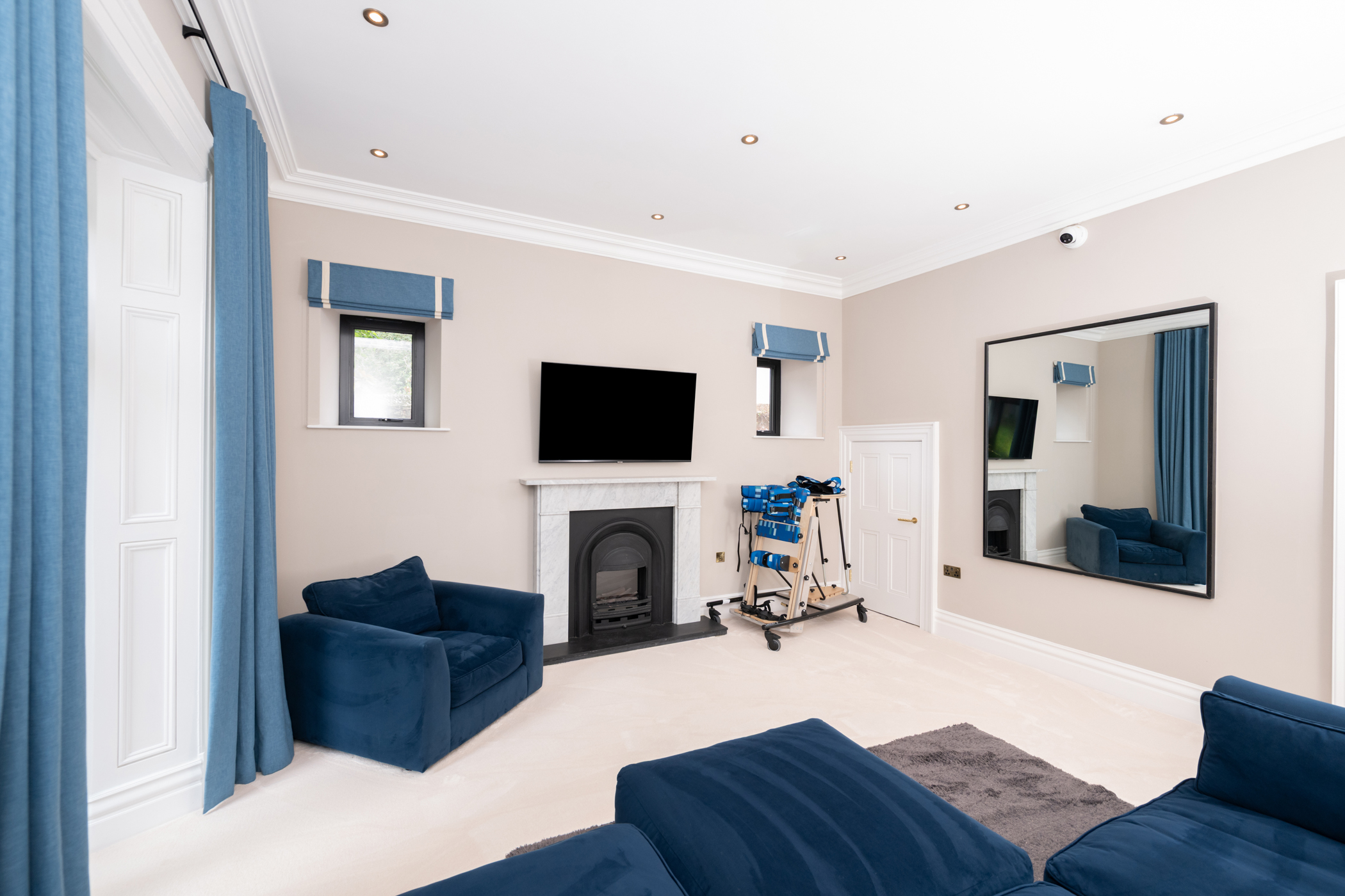 Adapted living room