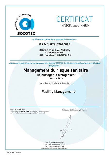 SOCOTEC Certificat