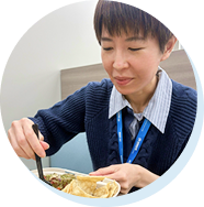 12:30 交代でランチタイム