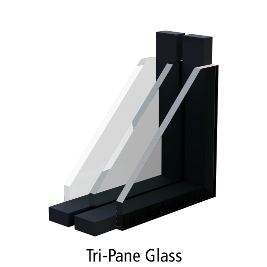 Tri Pane Glass