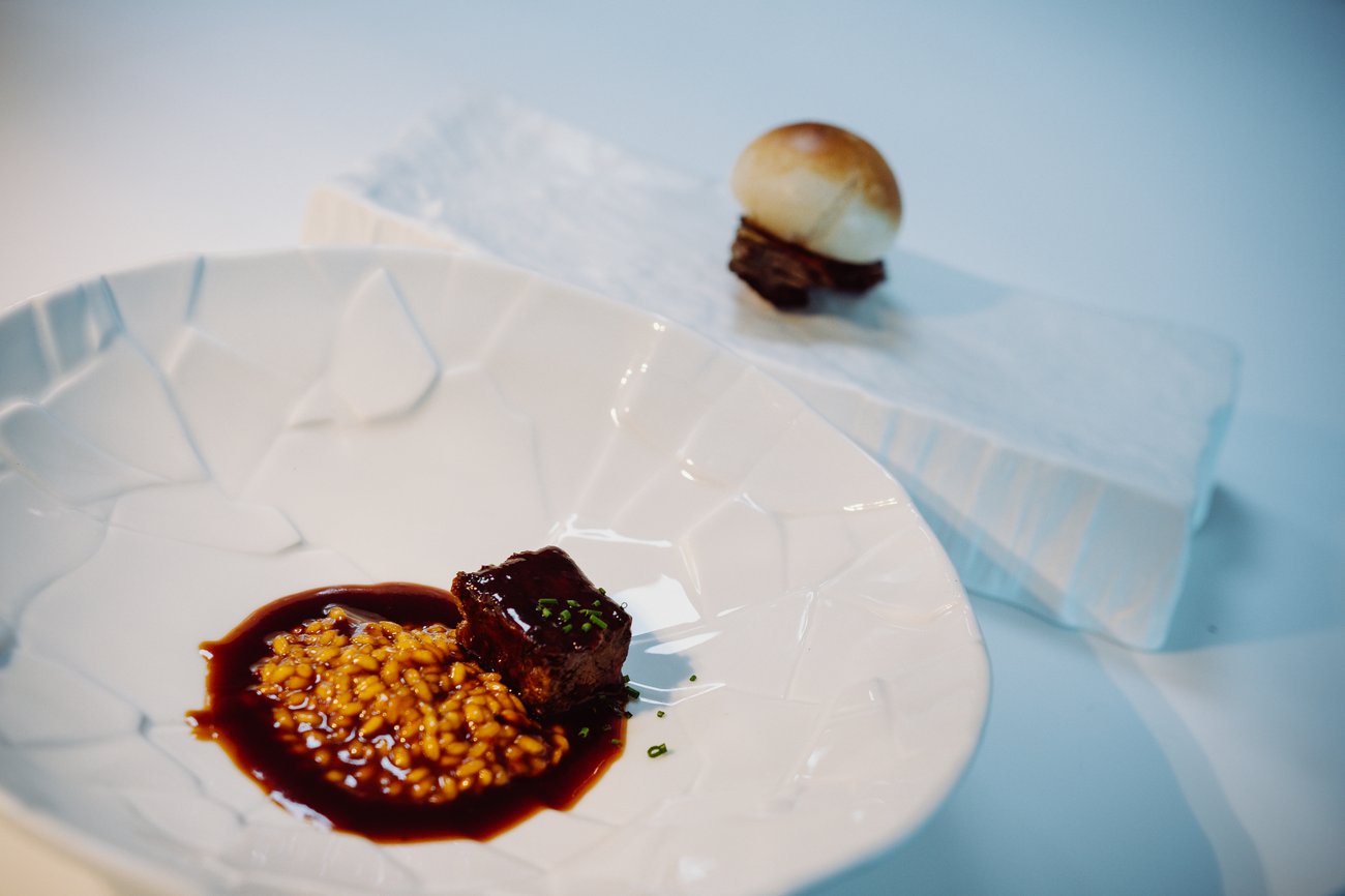 Dish, Chef Borja Marrero, Restaurant Muxgo, Las Palmas, Spain