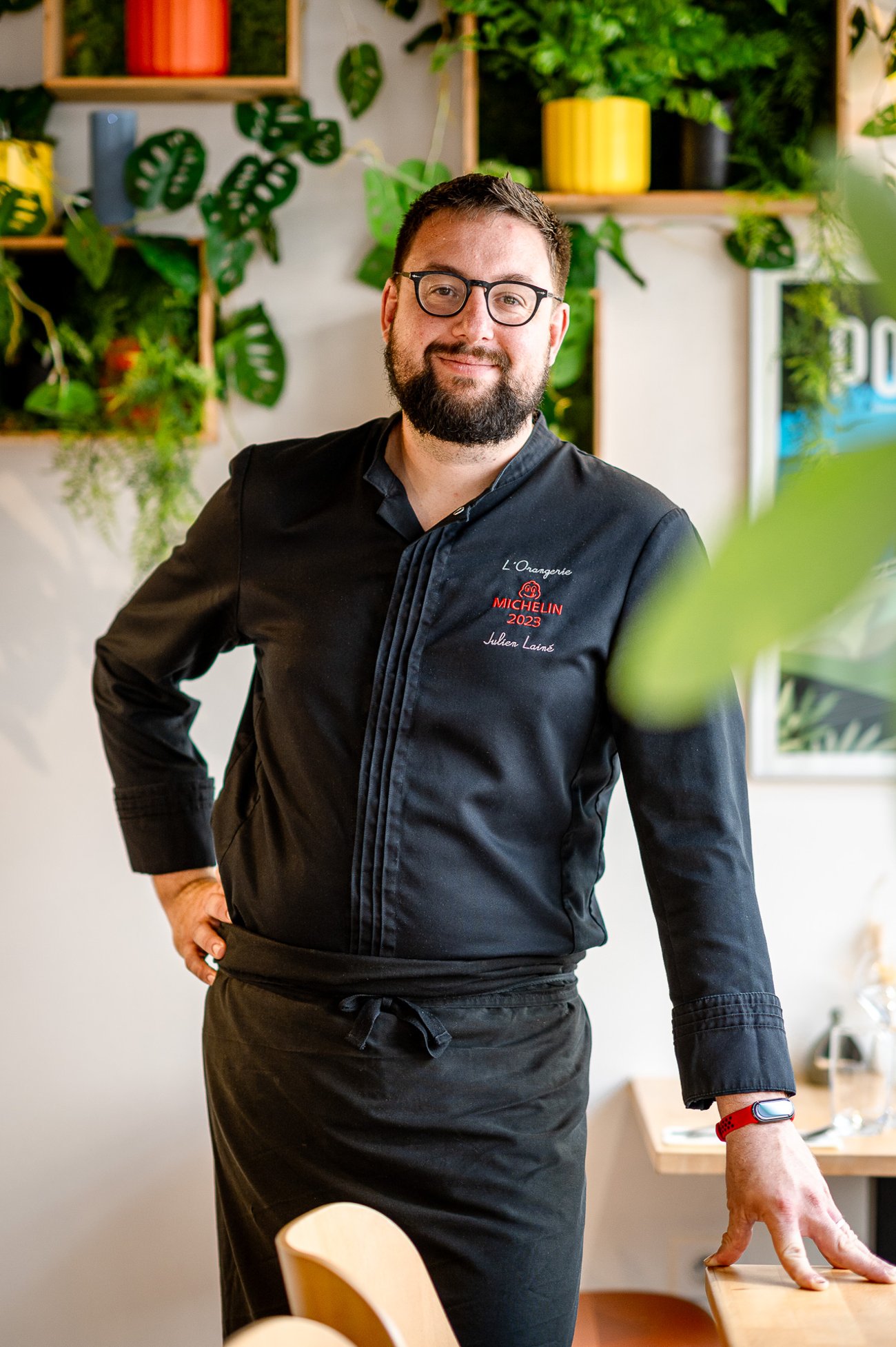 Chef Julien Lainé, L'Orangerie, Pornic, France