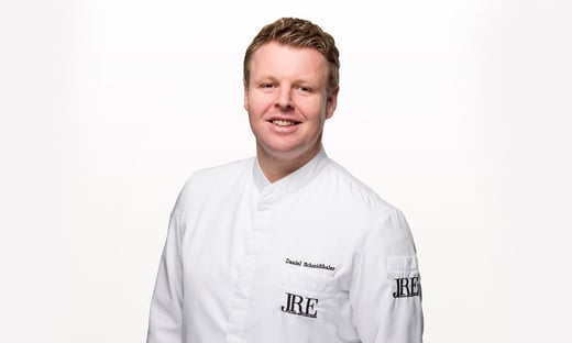 Chef Daniel Schmidthaler, Restaurant Alte Schule Fürstenhagen, Feldberger Seenlandschaft, Germany