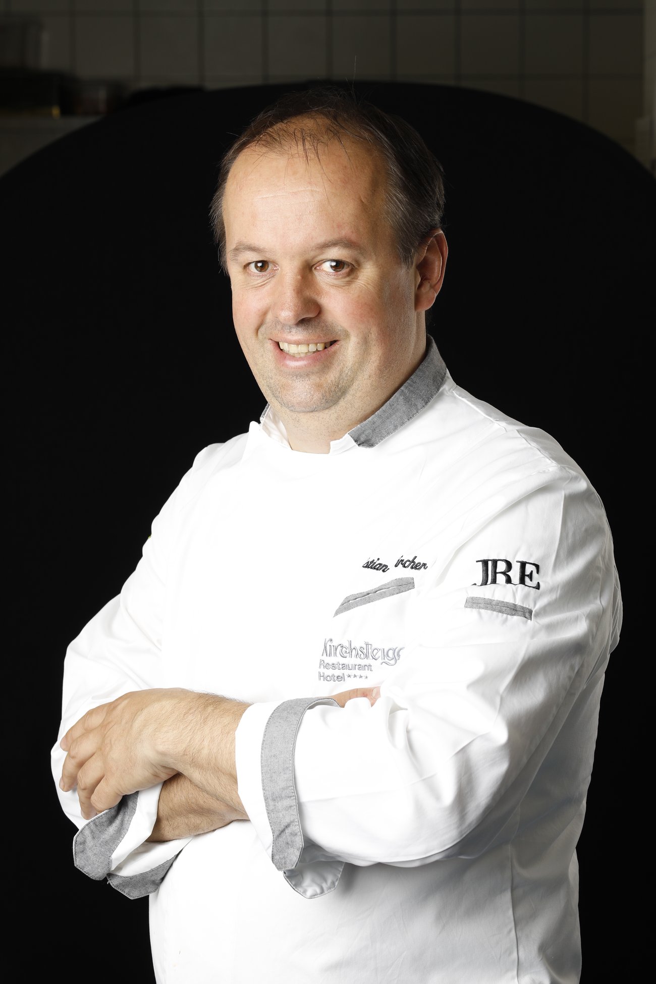 Chef Christian Pircher, restaurant Kirchsteiger, Foiana di Lana, Italy