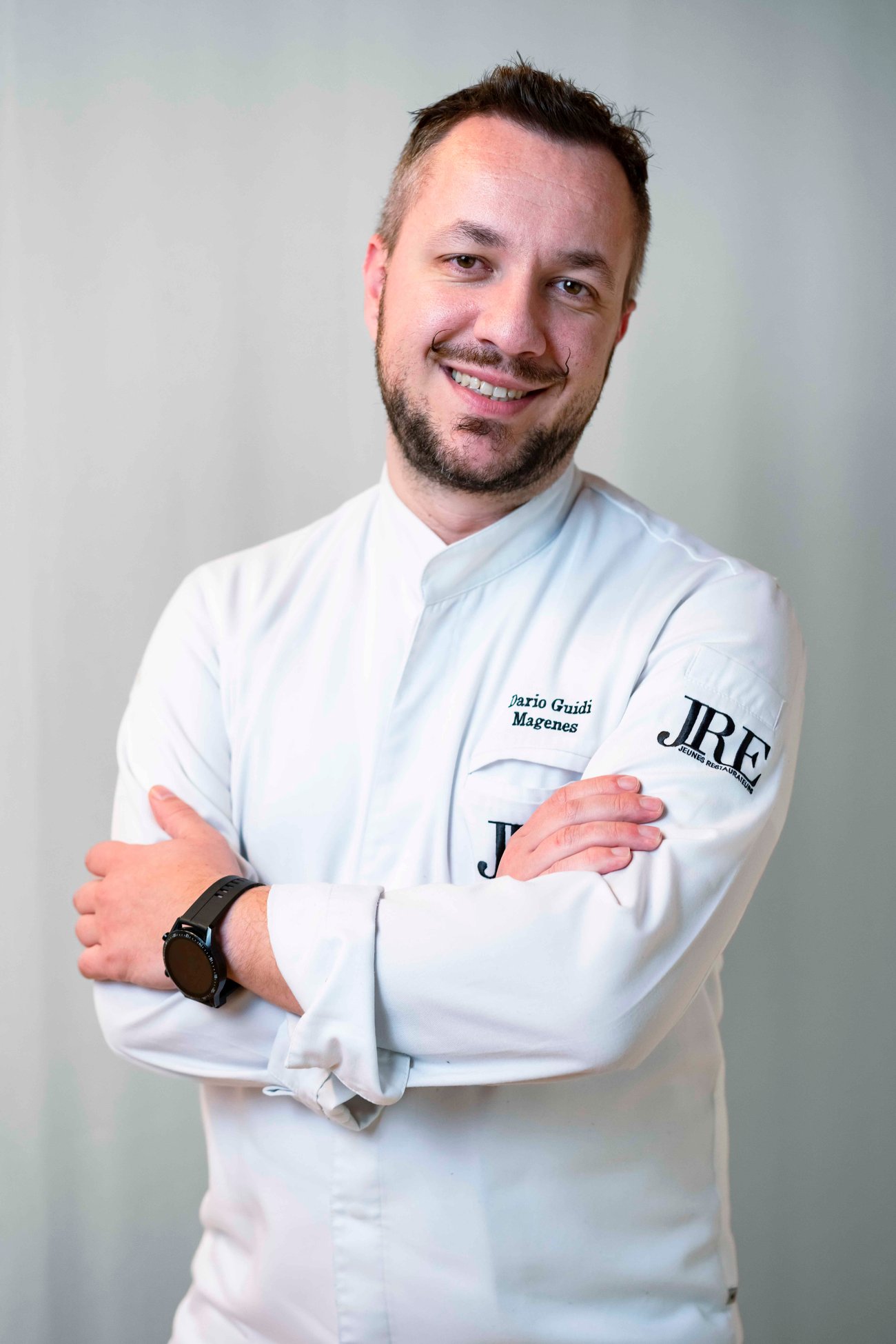 Chef Dario Guidi, restaurant Antica Osteria Magenes, Barate di Gaggiano, Italy