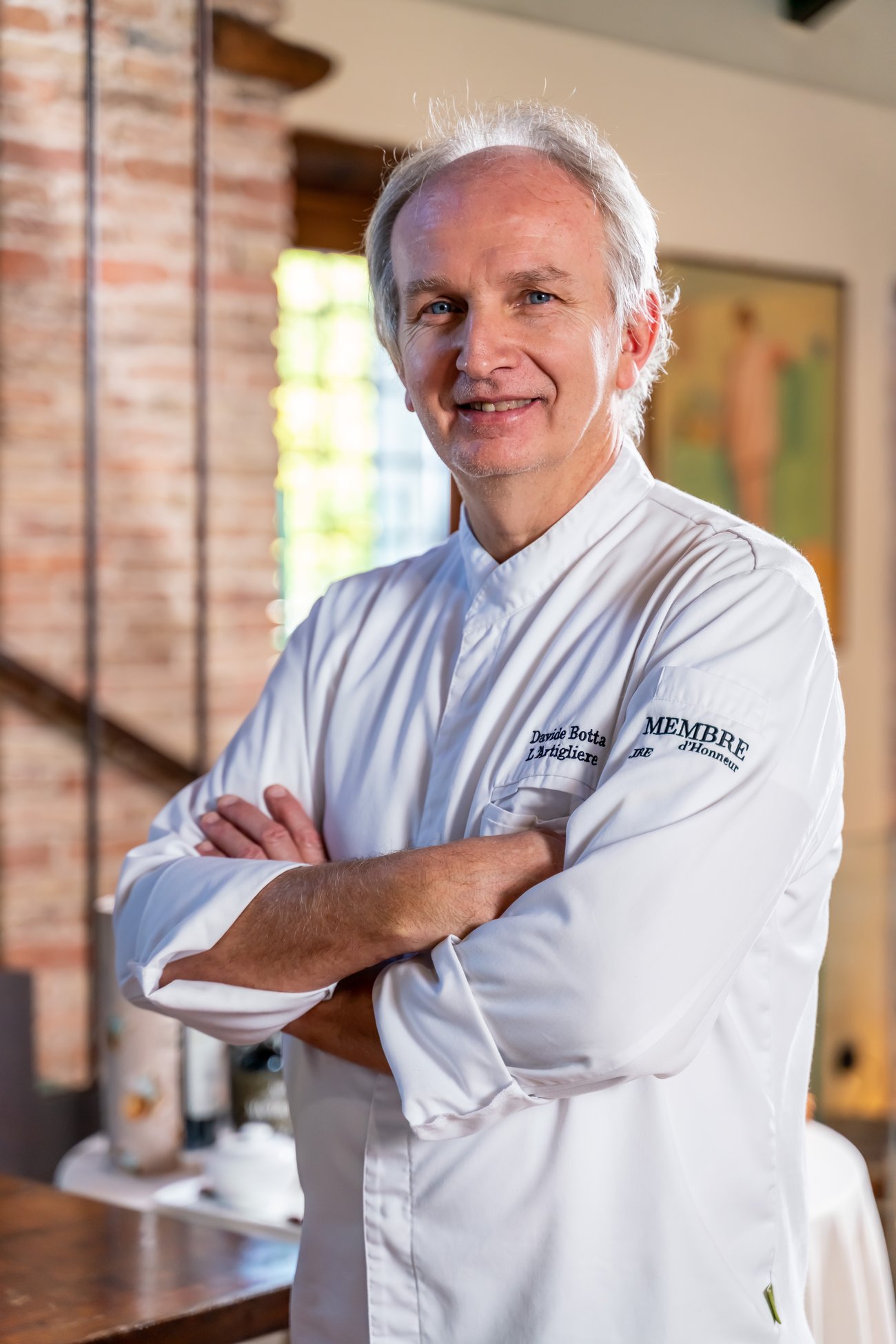 dish, Chef Davide Botta, Restaurant L'Artigliere, Isola Della Scala, Italy