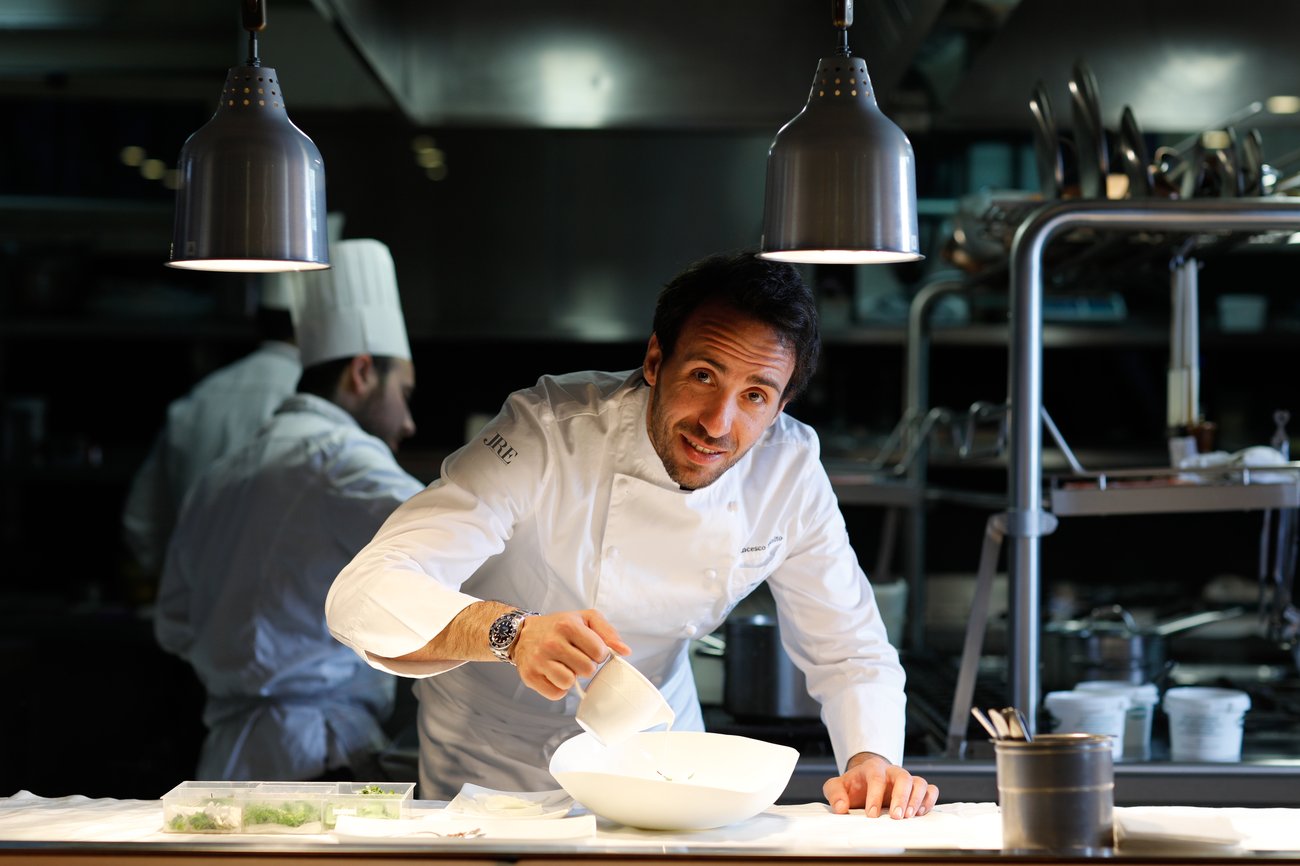 Chef Francesco Sposito, restaurant Taverna Estia, Brusciano, Italy