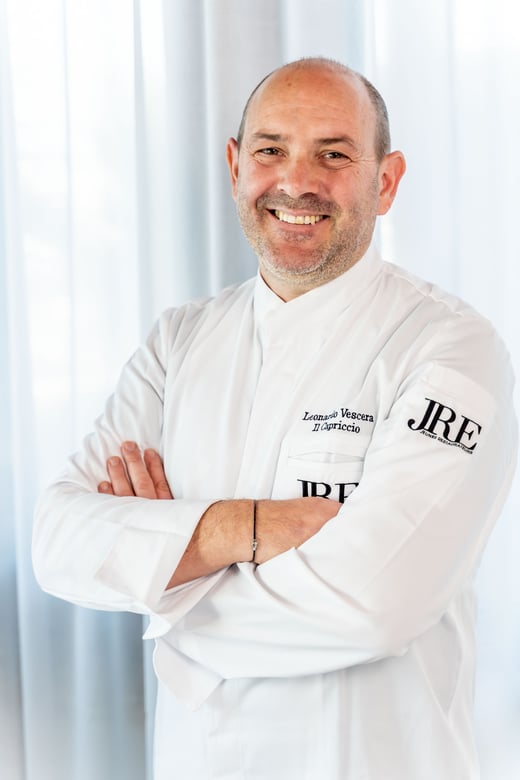 chef Leonardo Vescera, restaurant Il Capriccio, Vieste, Italy