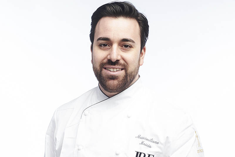 Chef Massimiliano Mascia, restaurant San Domenico, Imola, Italy