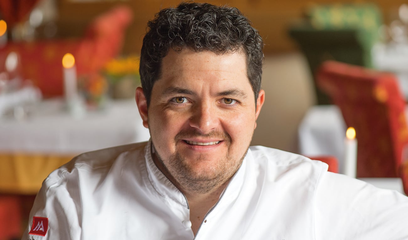 Chef Björn Inniger, Restaurant Apenblick, Adelboden, Switzerland