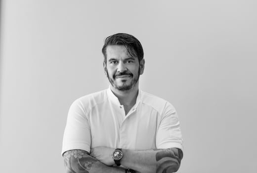 Chef Damien Germanier, Restaurant Germanier, Sion, Switzerland