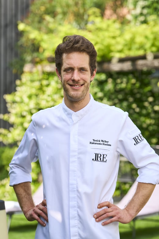 Chef Yanick Walker, Ristorante della Stazione da YanElo, Intragna, Switzerland