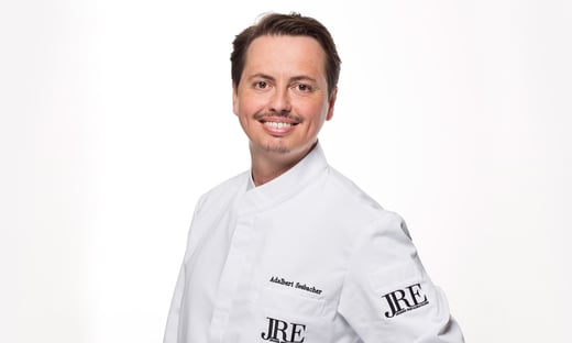 Chef Adalbert Seebacher, Restaurant Kraftwerk, Oberursel, Germany