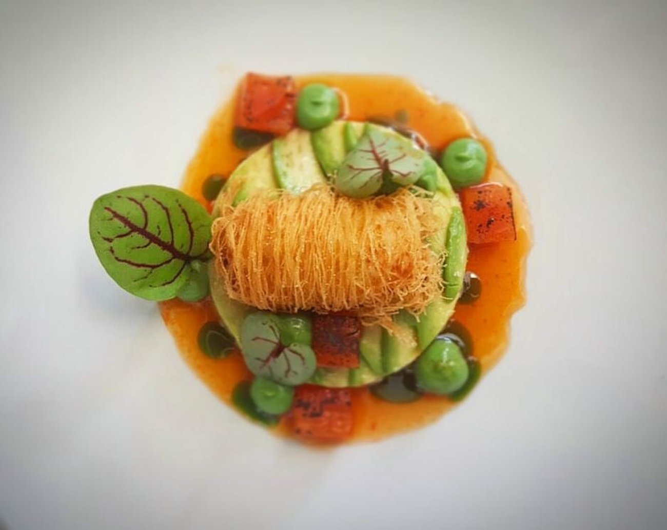Dish, Chef Andreas Laux, Hotel Restaurant Schloss Eberstein, Gernsbach, Germany