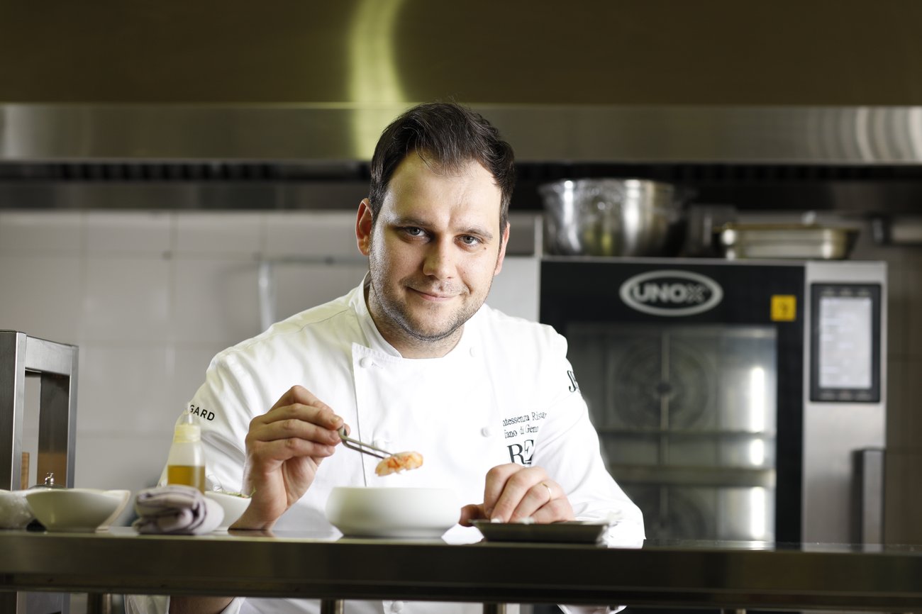 Chef Stefano Di Gennaro, restaurant Quintessenza, Trani, Italy
