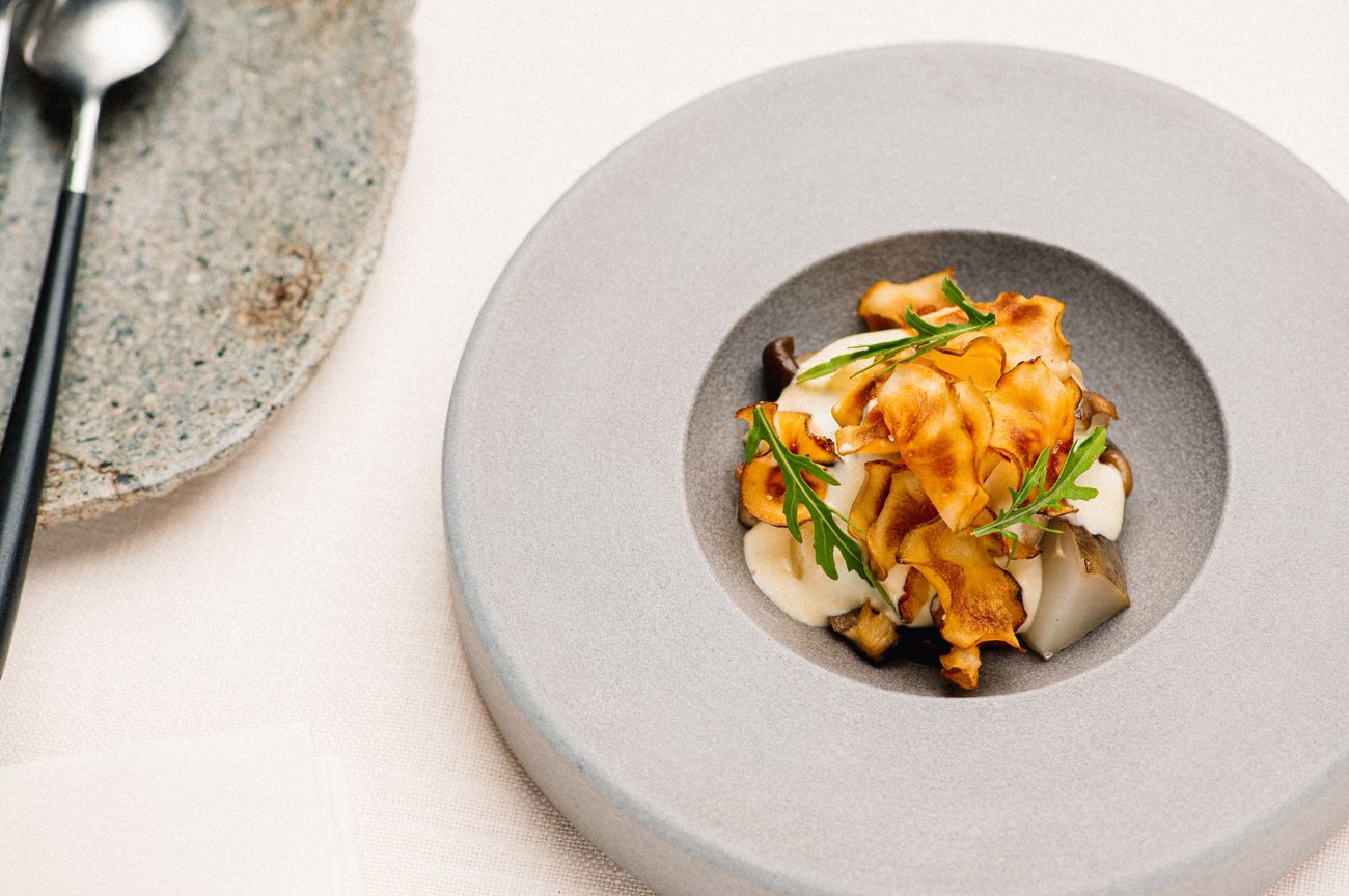 Restaurant Atelier Chef Hans Kinkartz Sommelier Ellen Kinkartz Dish