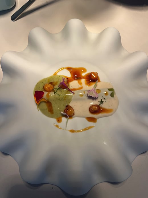 Confit Leek with Parmigiano Reggiano Latteria Chee