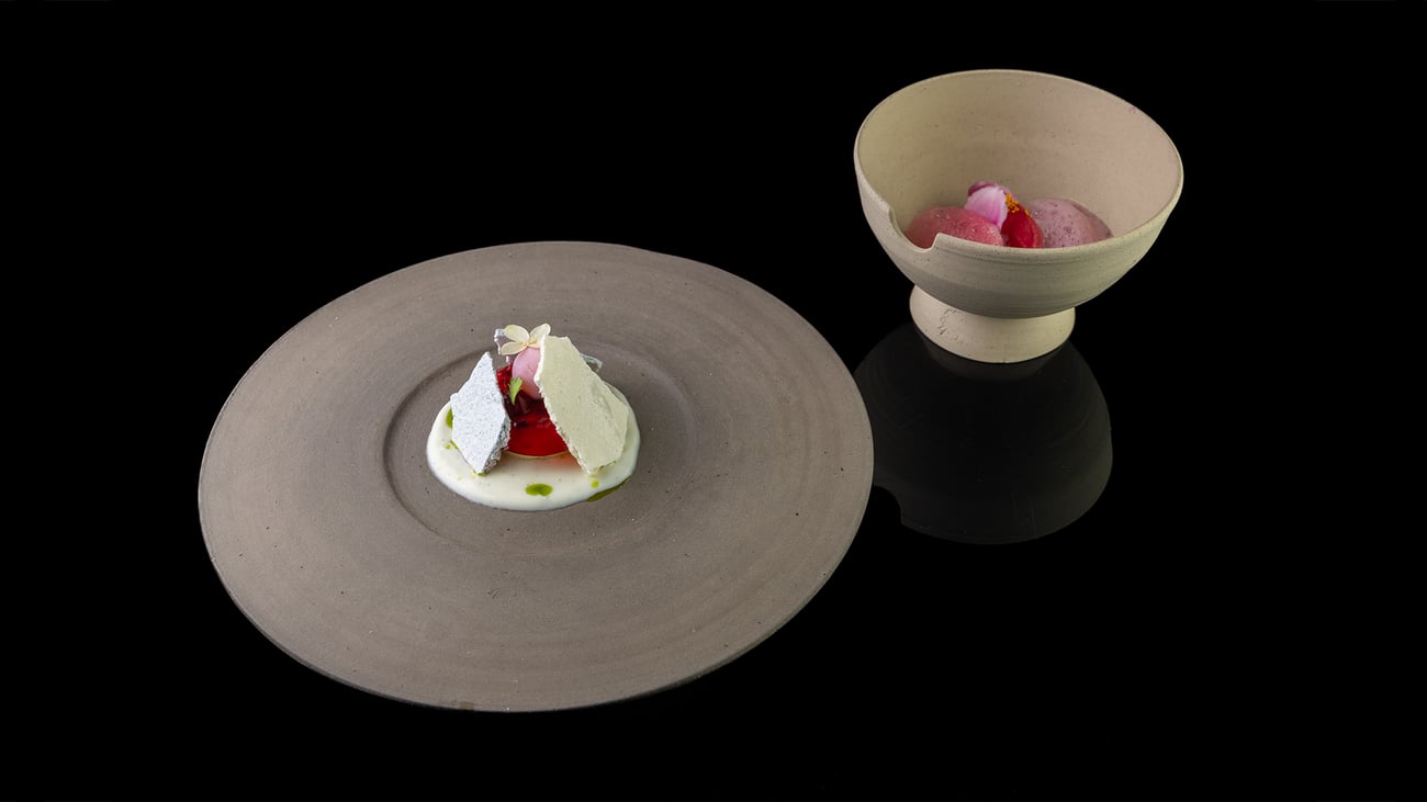 Hibiscus dessert