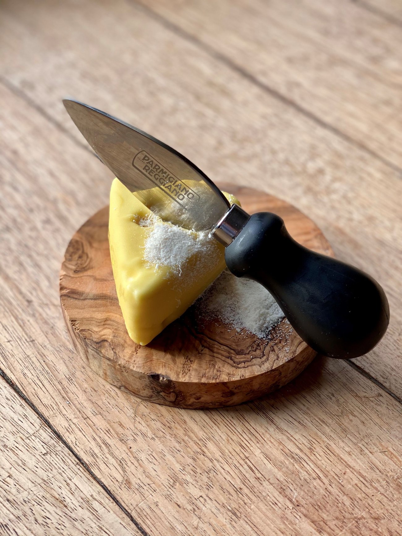 Parmigiano Reggiano cremoso de 40 meses con balsmi