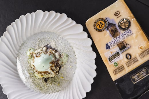 Parmigiano Reggiano Panna Cotta Sage Ice Cream Ric