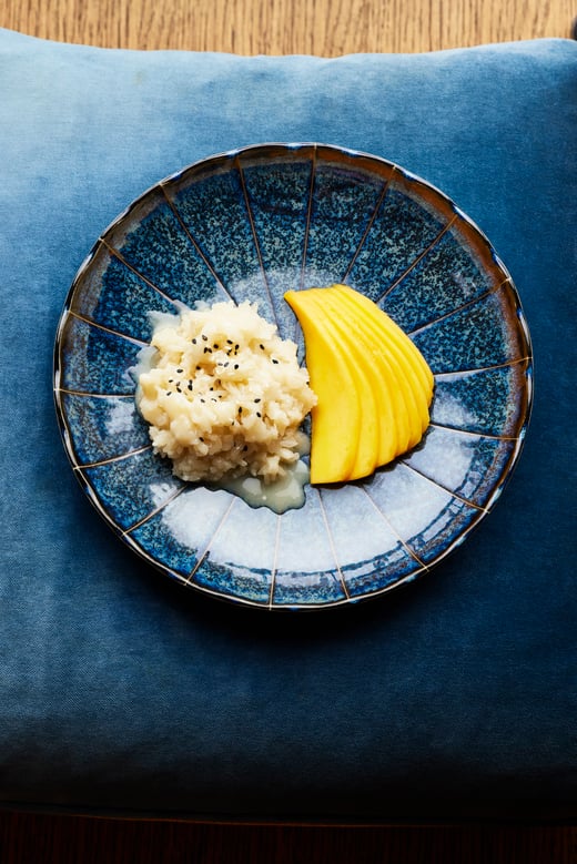 Sticky Reis mit Mango