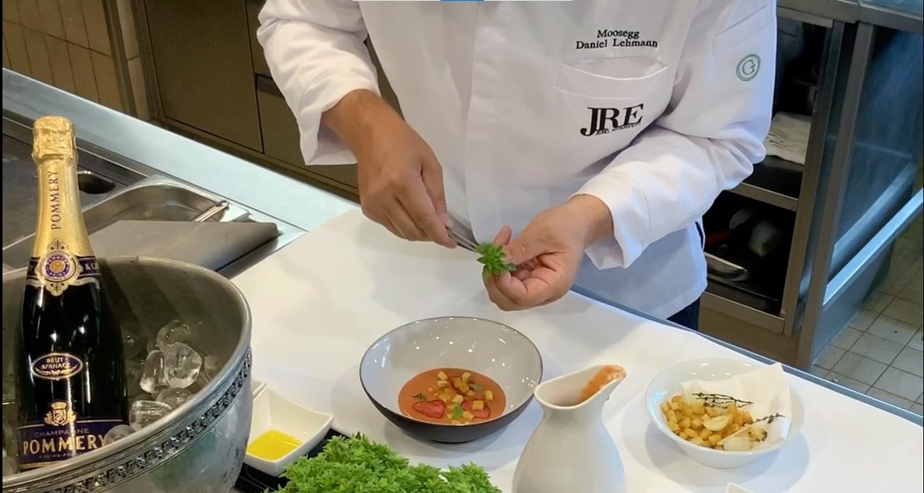Gazpacho de fresas