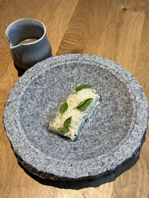 Traditional Cuttlefish Gratinated with Parmigiano