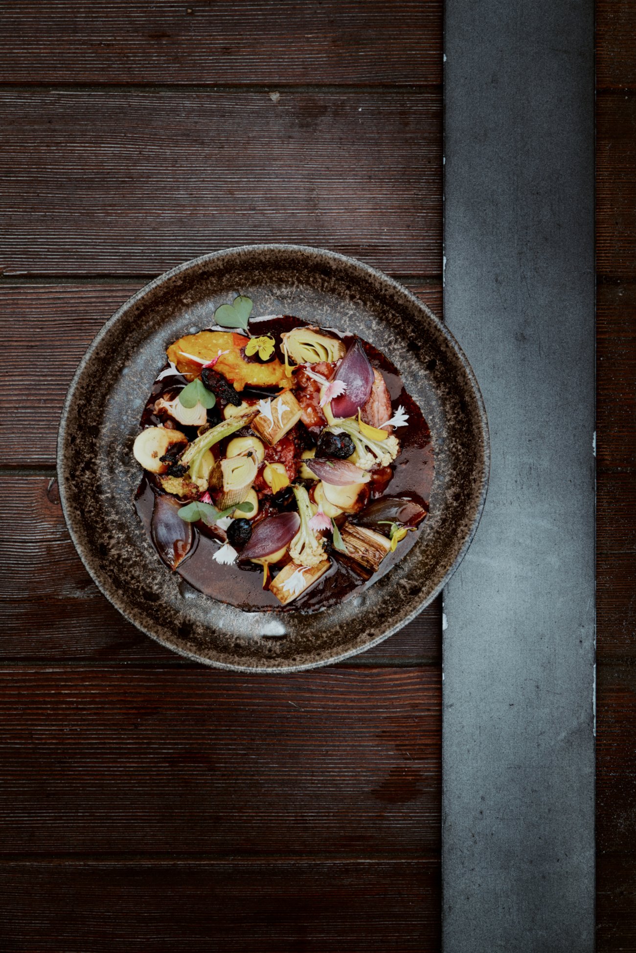 Rollbraten von der Brustspitze