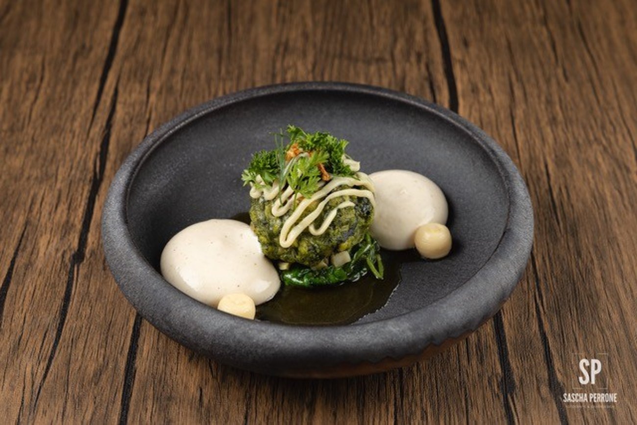 Spinat Käseknödel