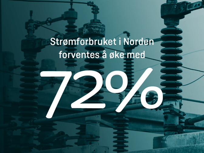 N_Strømforbruket i Norden forventes å øke med 72 %