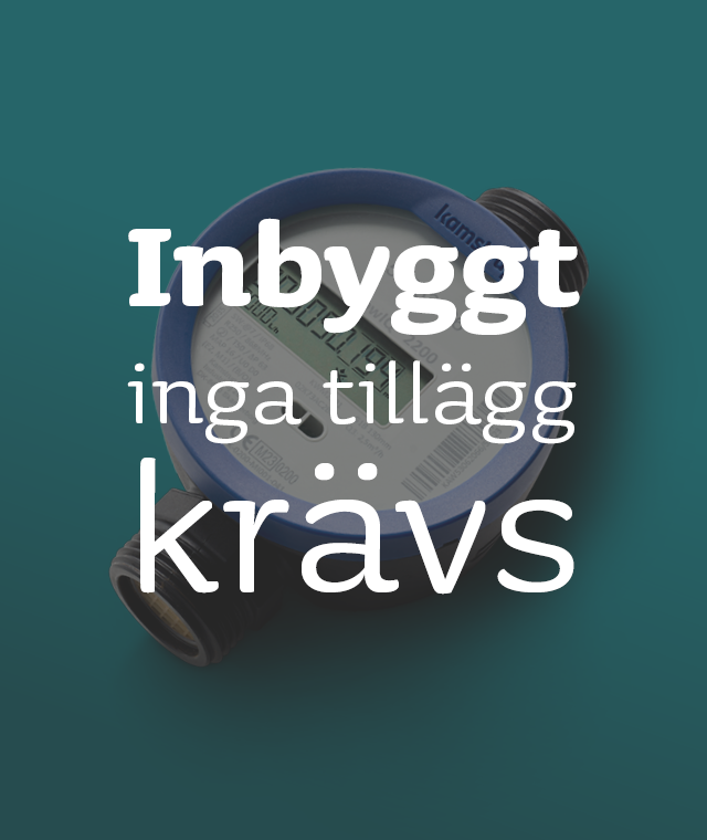 Inbyggt, inga tillägg krävs