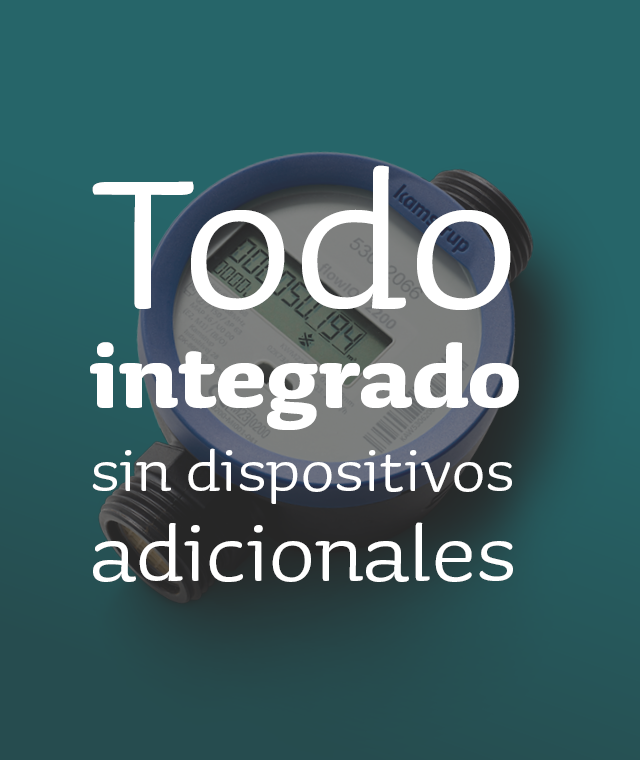 Todo integrado, sin dispositivos adicionales