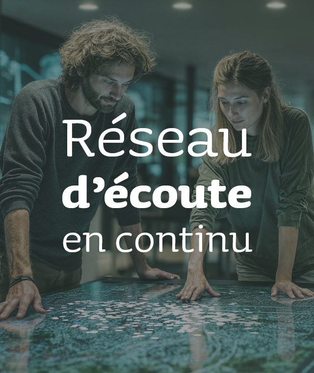 Réseau d’écoute en continu