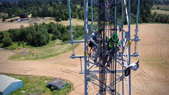 Beaverton Oregon AMI Antenna Install at Cooper Mountain