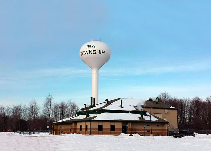 Ira Township water tank