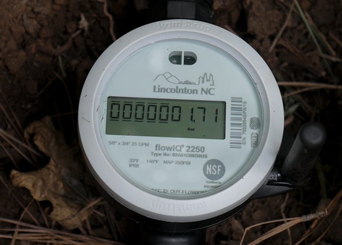 Lincolnton water meter